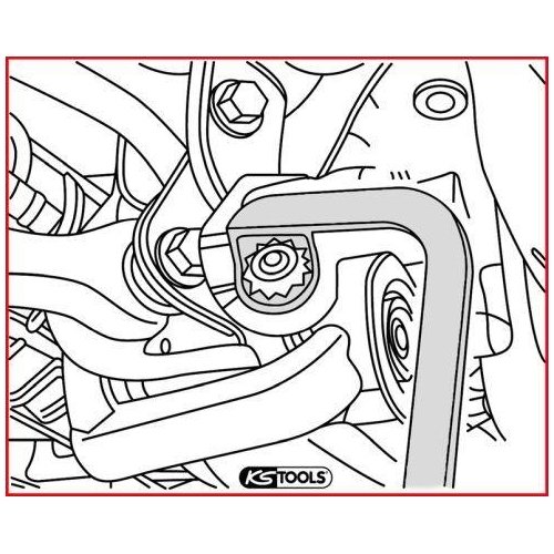 Ленточный ключ для масляных фильтров KS TOOLS 150.2098, фото №4