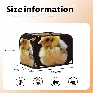 Чехол для тостера на 2 ломтика с двумя карманами цена на synthetic.ua - Фото 1 Чехол для тостера на 2 ломтика с двумя карманами synthetic.ua - Фото 1