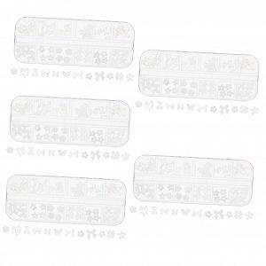 Украшения для ногтей из смолы Healeved, разноцветные цветы, бантики для DIY маникюра, для искусственных ногтей и креативного дизайна ногтей. Высококачественные, прочные украшения для ногтей - Фото 1