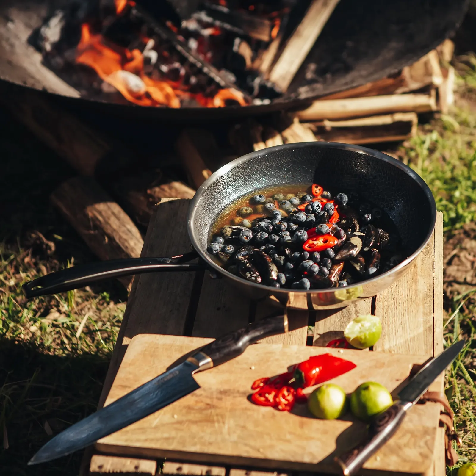 Сковорода NYORD Нержавеющая сталь Антипригарная, фото №9