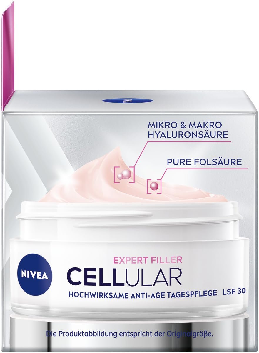 Денний крем для обличчя Nivea Hyaluronic Cellular Filler антивіковий з SPF 15, 50 мл, фото №9