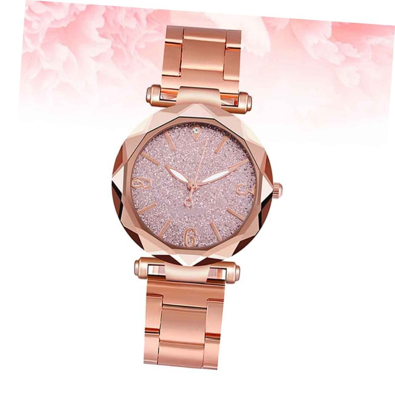 Часы LIFKOME Женские наручные часы из нержавеющей стали Розовый, фото №5