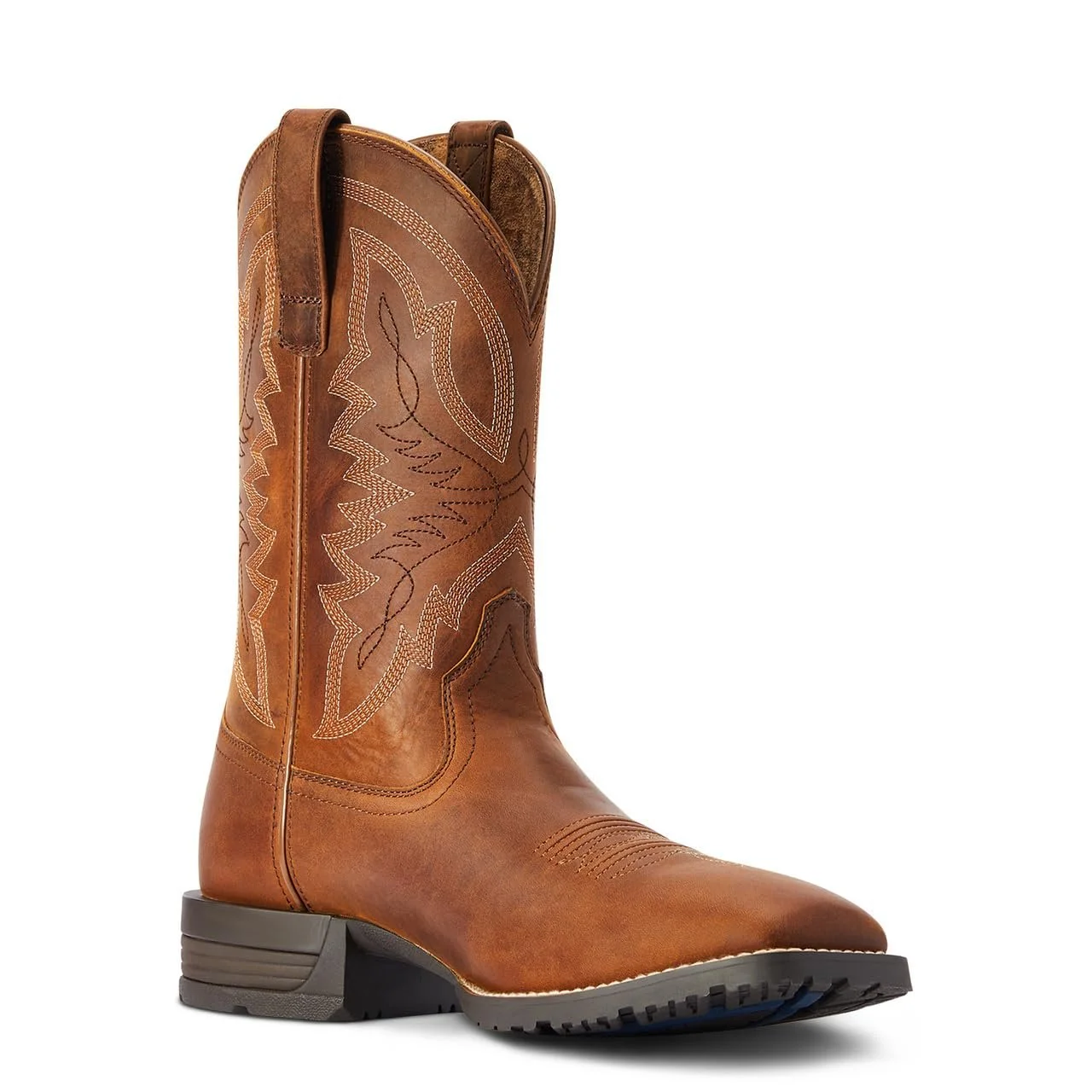 Чоботи Western ARIAT Hybrid Ranchwor X50 Cushion шкіряні коричневий/синій, 42 EU, фото №3