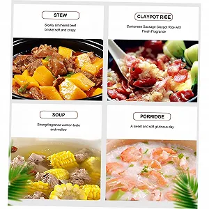 Кастрюля VALICLUD керамическая жаропрочная и кислотостойкая цвет в ассортименте synthetic.ua - Фото 1