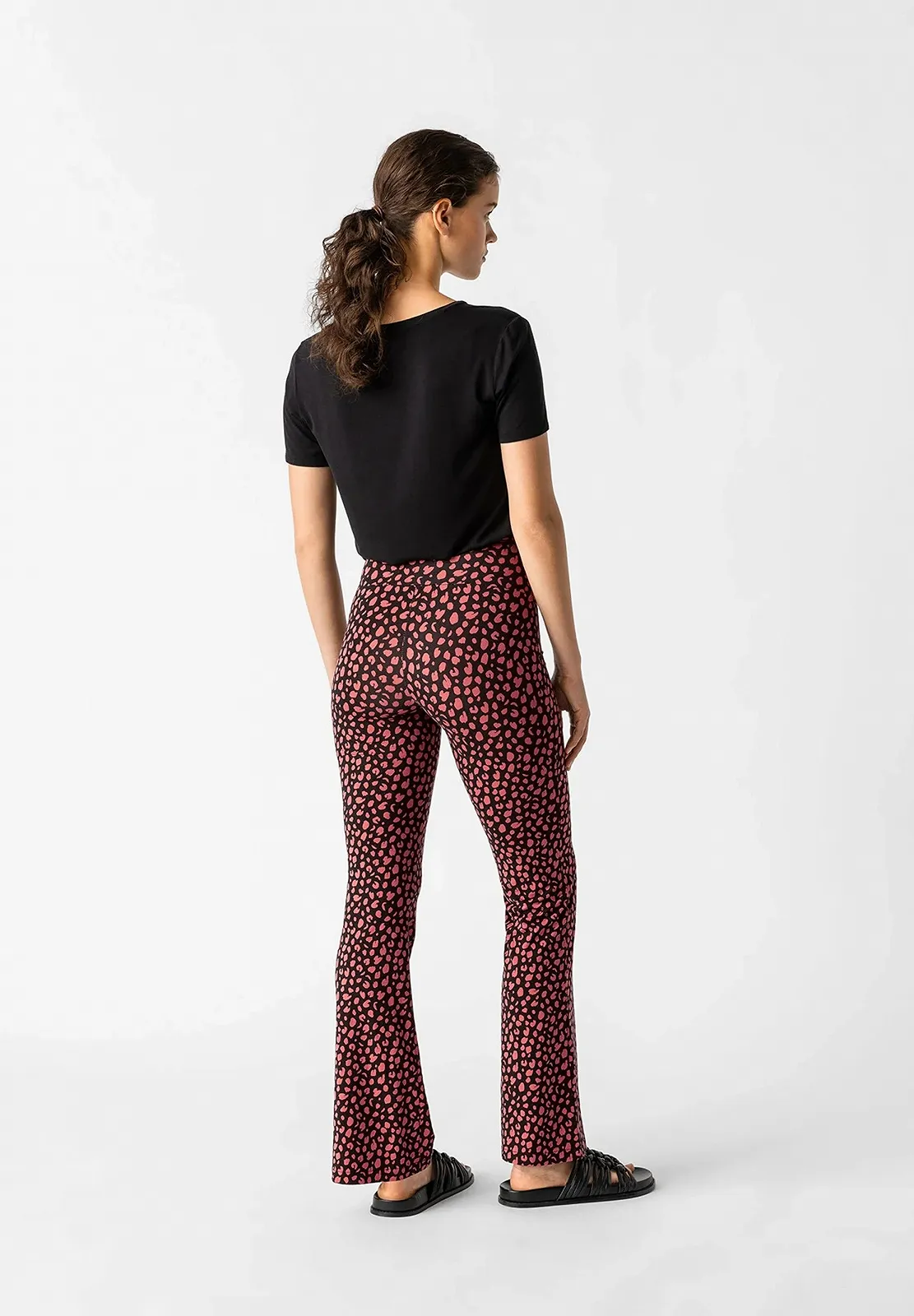 Женские брюки Les Lunes The Belle Pants Dot Black Blush - XL, фото №3