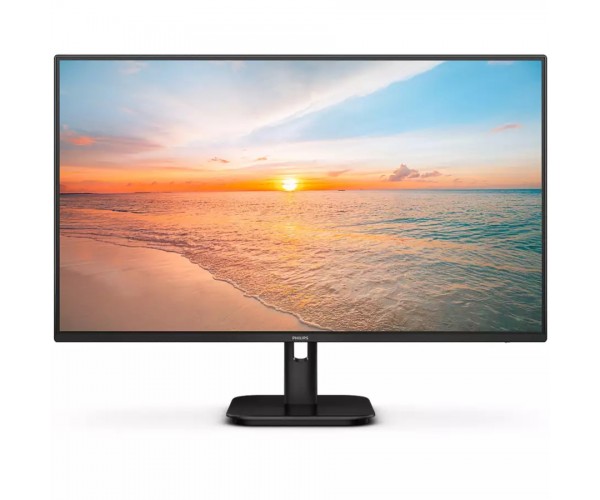 TFT 27" Philips 27E1N1300A, IPS 100Hz, 1ms, HDMI USB-C USB hub колонки чорний, фото №1
