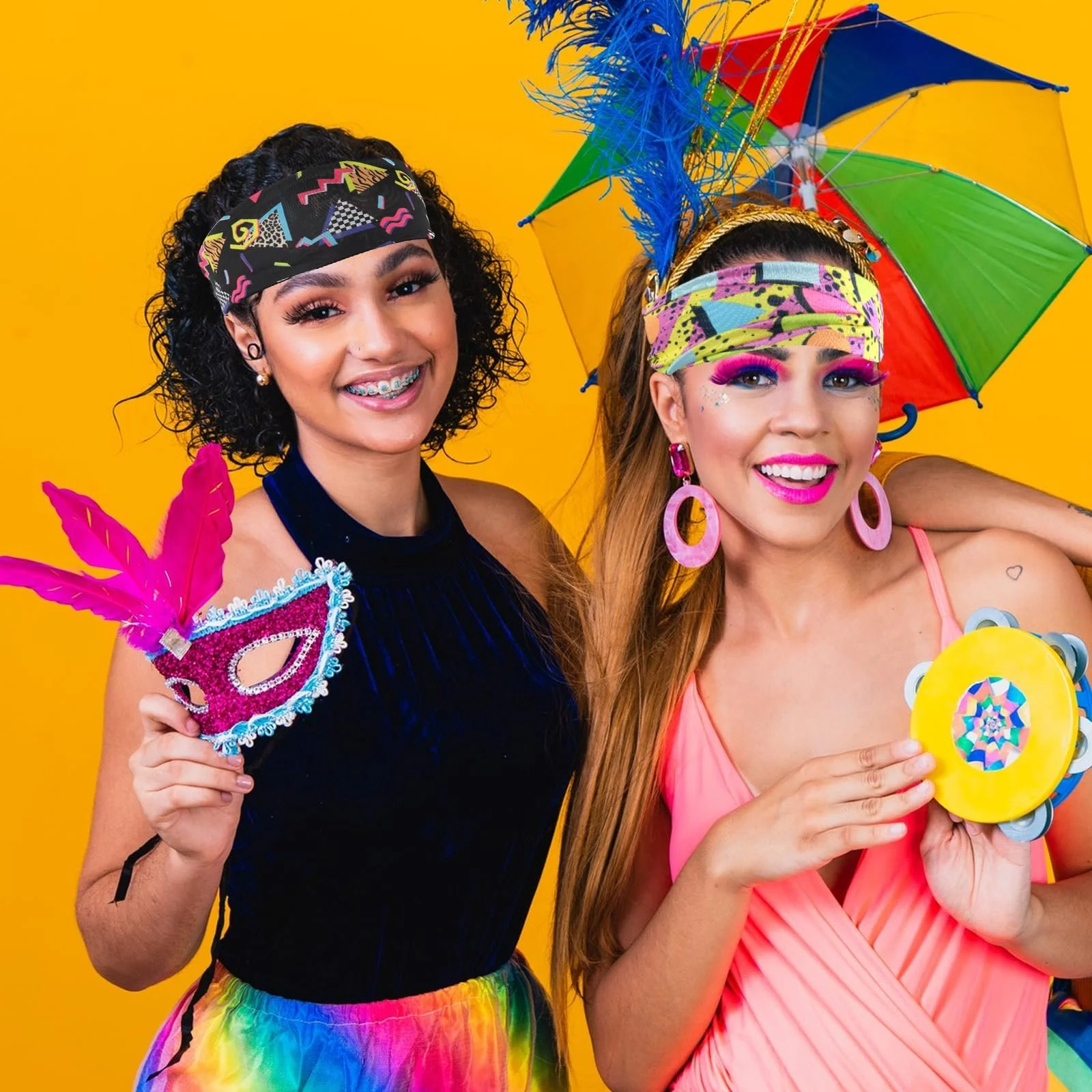 Набір пов'язок на голову жіночих 80-х 90-х років Ретро, фото №3 Набір пов'язок на голову жіночих 80-х 90-х років Ретро, фото №3