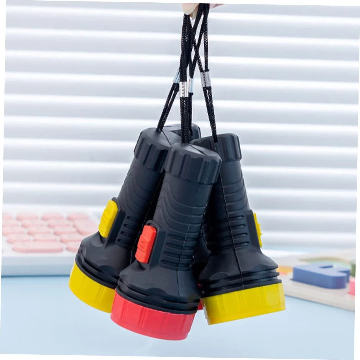 Міні-ліхтарик Veemoon, 6 шт, кишенькові , наповнювач для дитячих сумок, іграшка для різдвяного вертепу, світлодіодний невеликий подарунок для їзди, ABS, фото №5