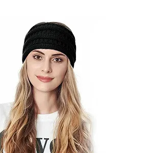 Вязаная повязка на голову Yean Зимняя крючком для согревания ушей для женщин и девушек - Фото 1