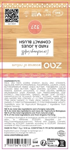 Заправка Zao Compact Blush 327 Coral Pink, фото №2