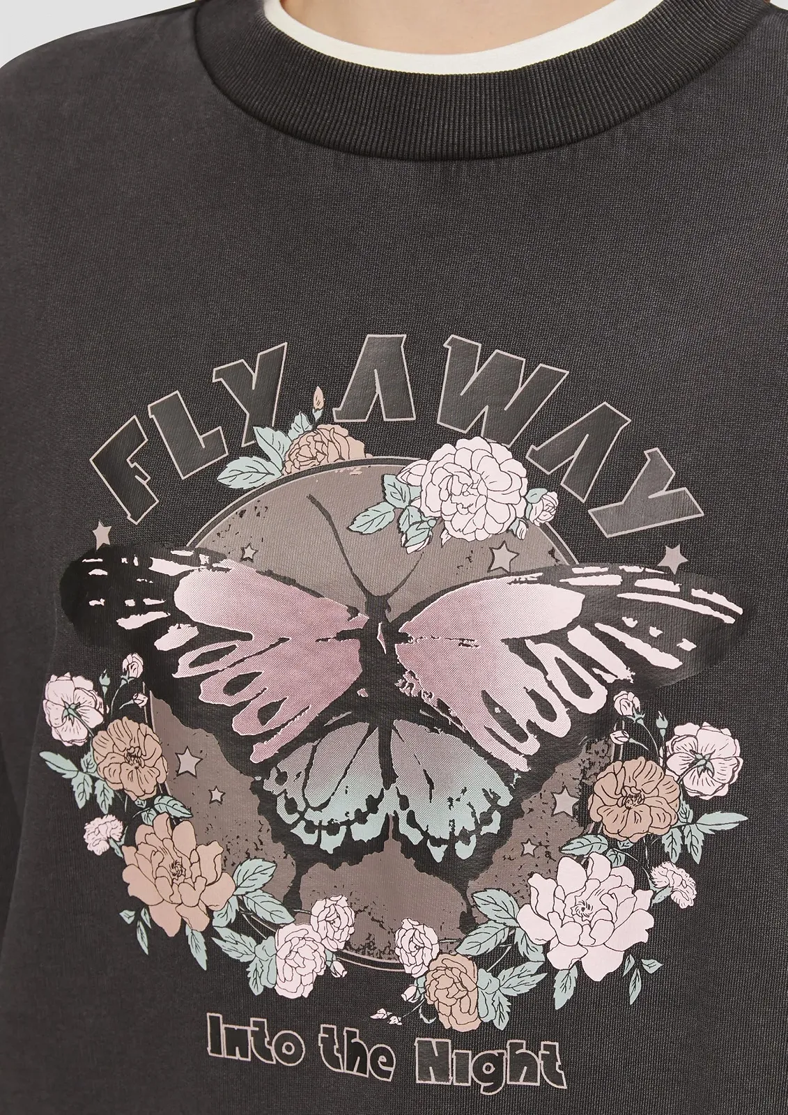 Толстовка QS С принтом спереди, фото №3