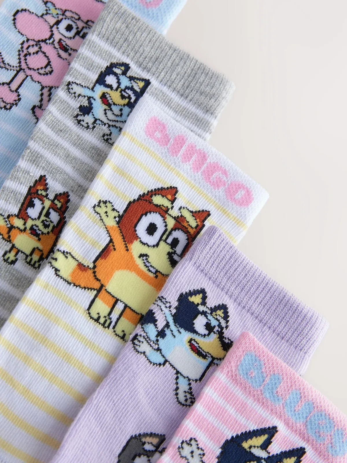 Носки NEXT Голубые - Набор 5 штук, Розово-голубые, фото №3