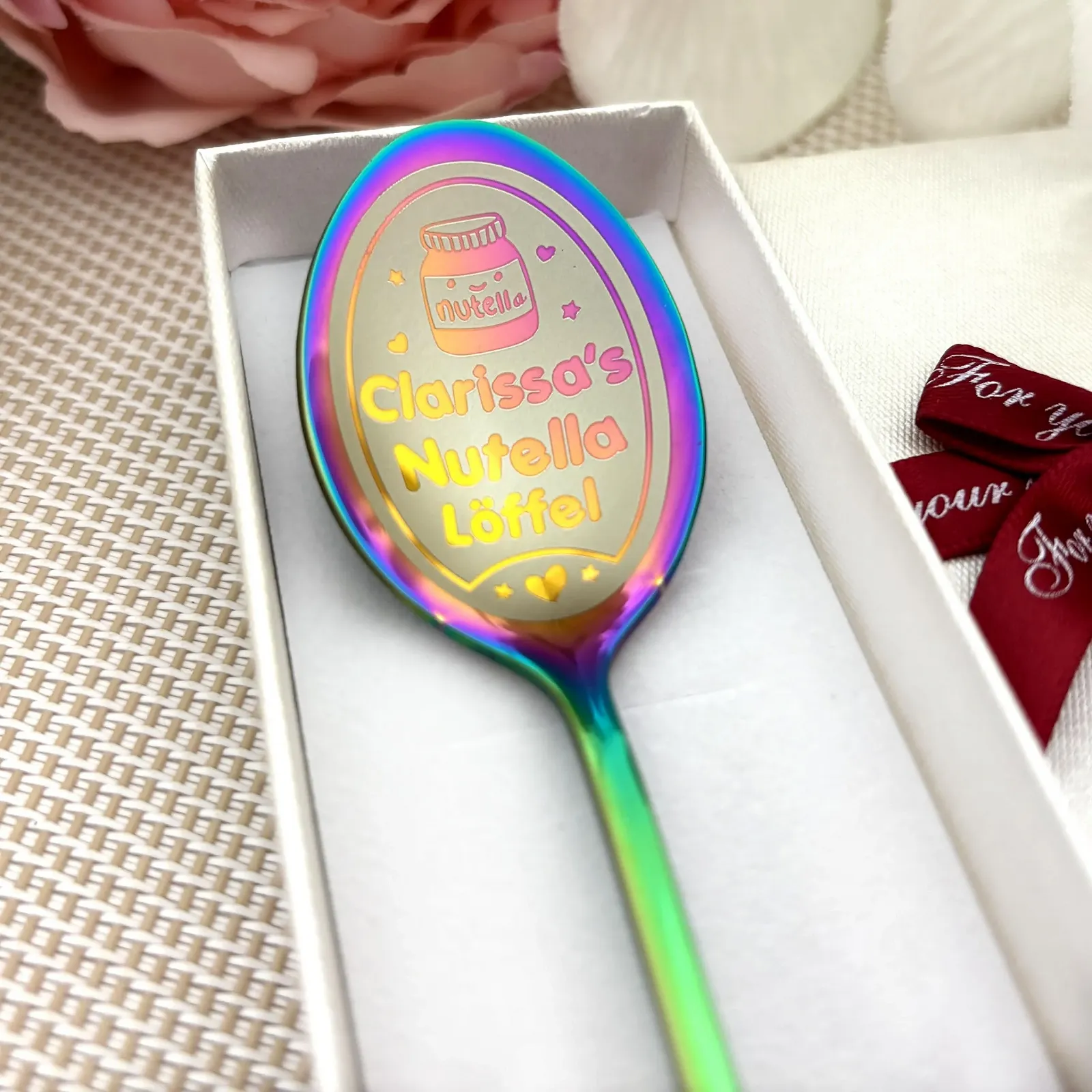 Ложка Шоколадна Індивідуальна з Довгою Ручкою, фото №7