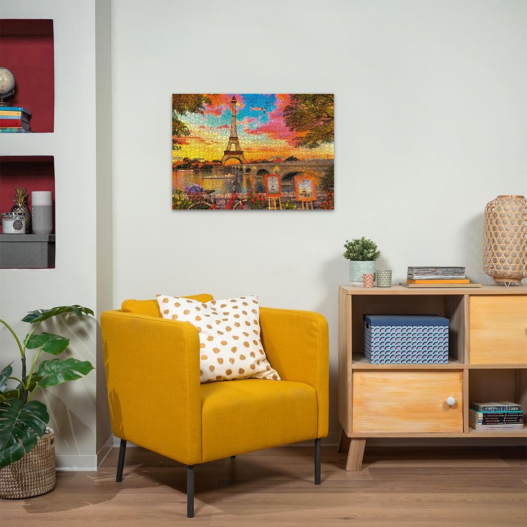 Пазл Ravensburger Paris and the Seine 1000 деталей 14+, фото №4