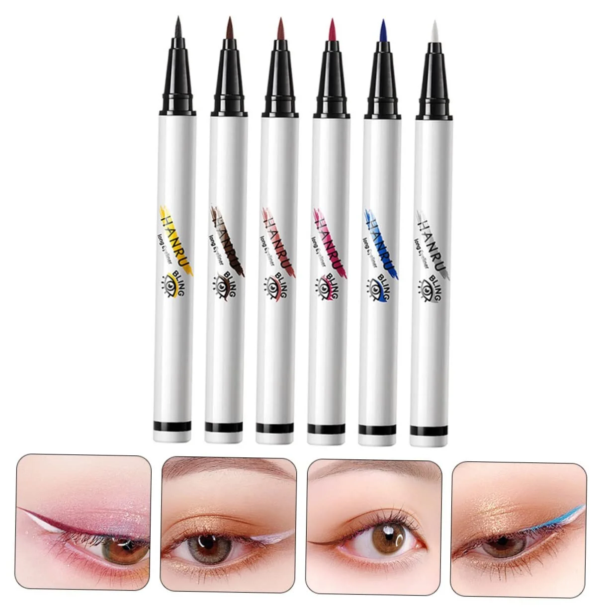 Підводка FRCOLOR 6шт, різнокольорова, водостійка, фото №6 Підводка FRCOLOR 6шт, різнокольорова, водостійка, фото №6