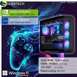 Геймерський ПК Sedatech Advanced Водяне охолодження i9-14900KF RTX4070 32 GB DDR5 2TB SSD M.2 Windows 11 synthetic.ua - Фото 1