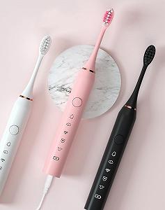 Електрична акумуляторна зубна щітка IPX7 22 x 2,5 см White - Фото 1