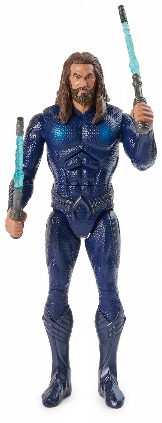 Фігурка DC Comics Аквамен Double Strike, 30 см, Камуфляжний костюм, Зі світлом та звуком, 11 точок артикуляції, фото №4
