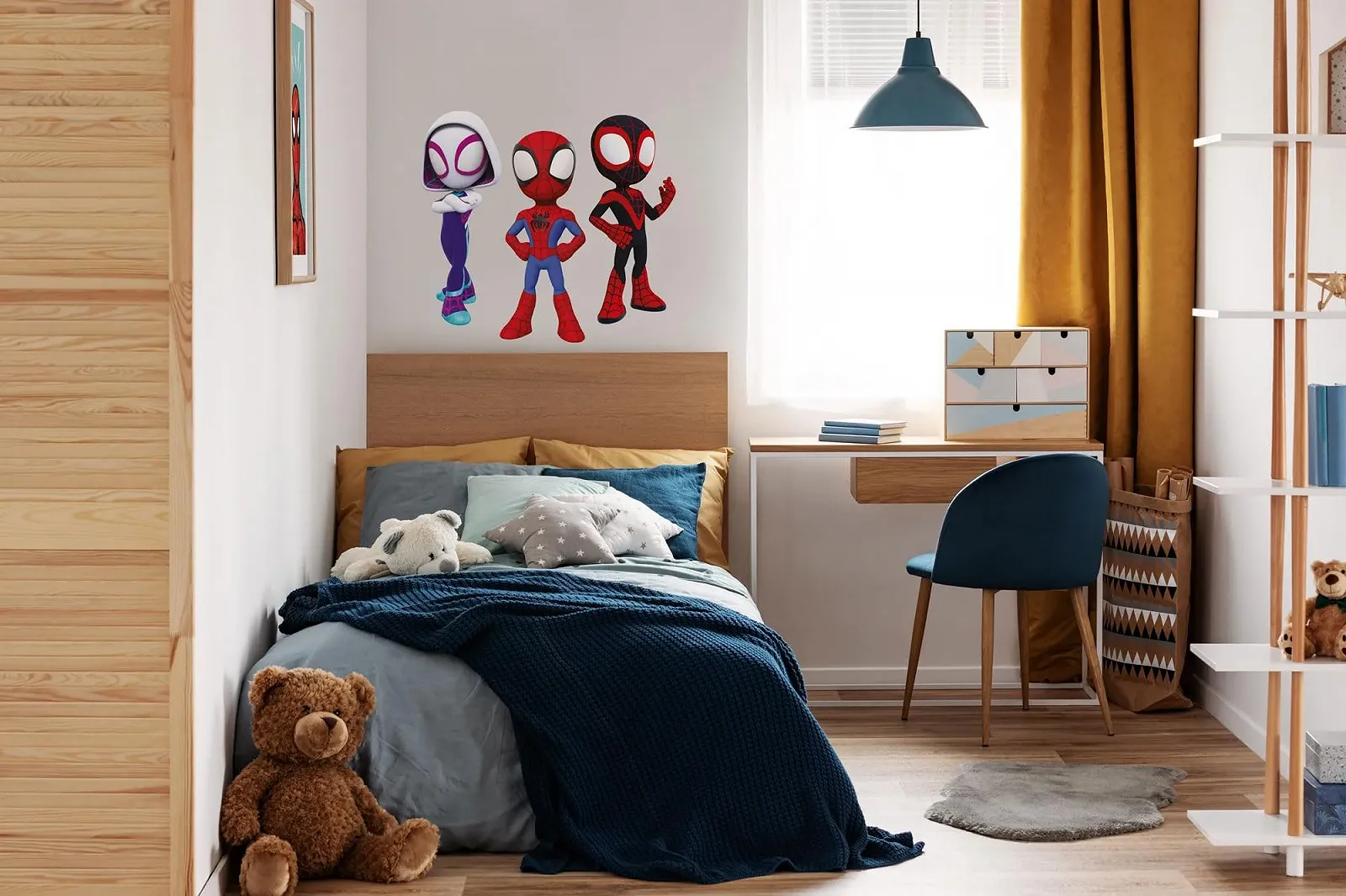 Настенная наклейка Komar Spidey and His Amazing Friends Trio 50 x 70 см разноцветная, фото №6