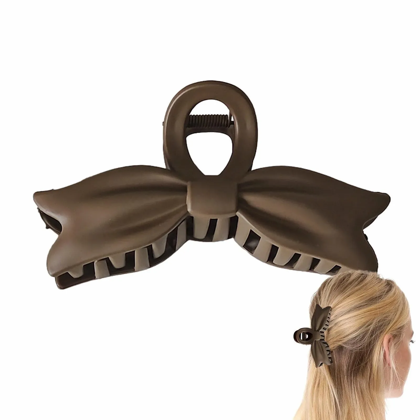 Заколка для волос с бантом, крабовый зажим, противоскользящая, большая заколка для волос для женщин и девушек, для длинных волос, фото №1 Заколка для волос с бантом, крабовый зажим, противоскользящая, большая заколка для волос для женщин и девушек, для длинных волос, фото №1