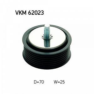 Ролик напрямний/обвідний поліклинового ременя SKF VKM 62023 для NISSAN synthetic.ua - Фото 1