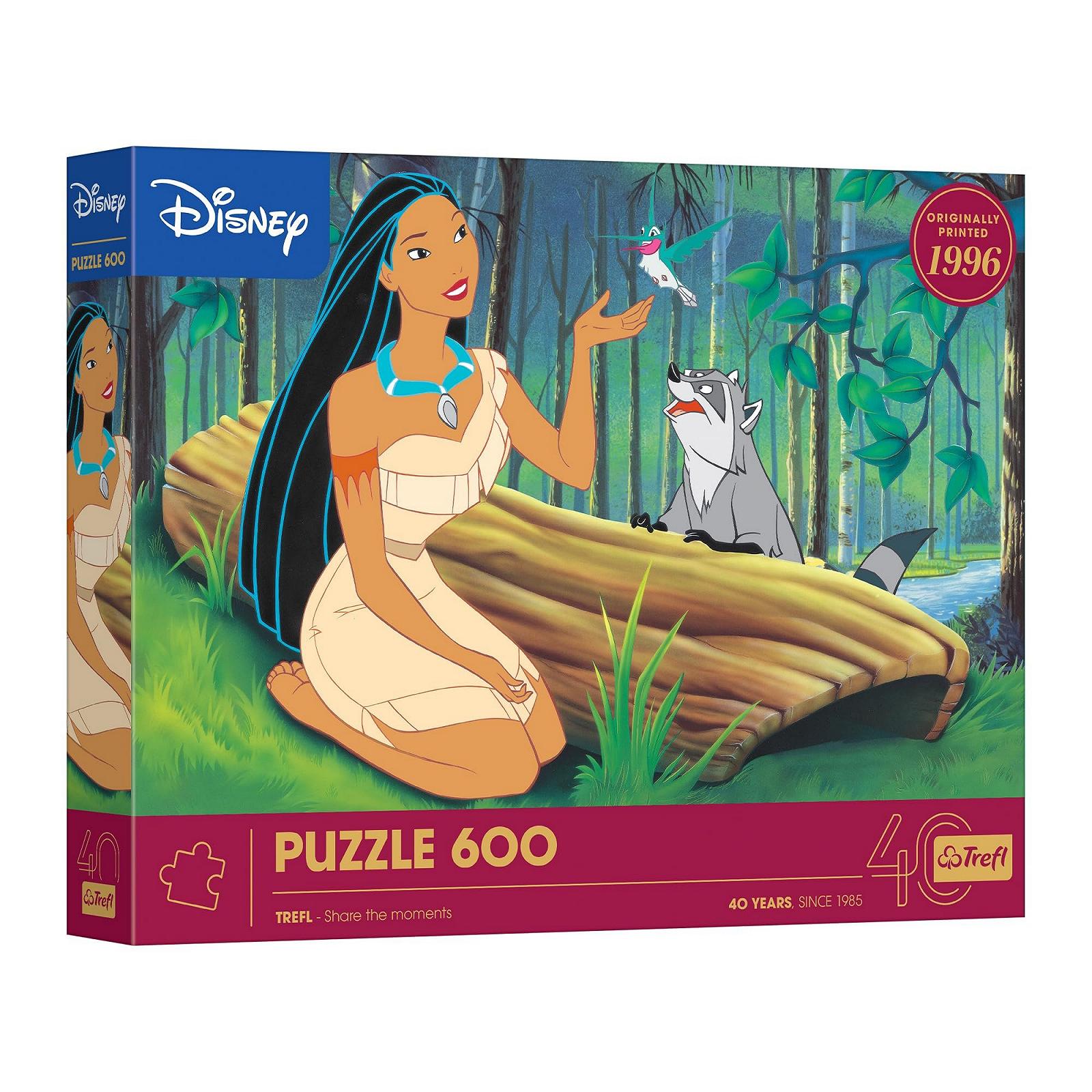 Пазли Trefl Disney 40th Anniversary Pocahontas DIY 600 елементів, фото №1