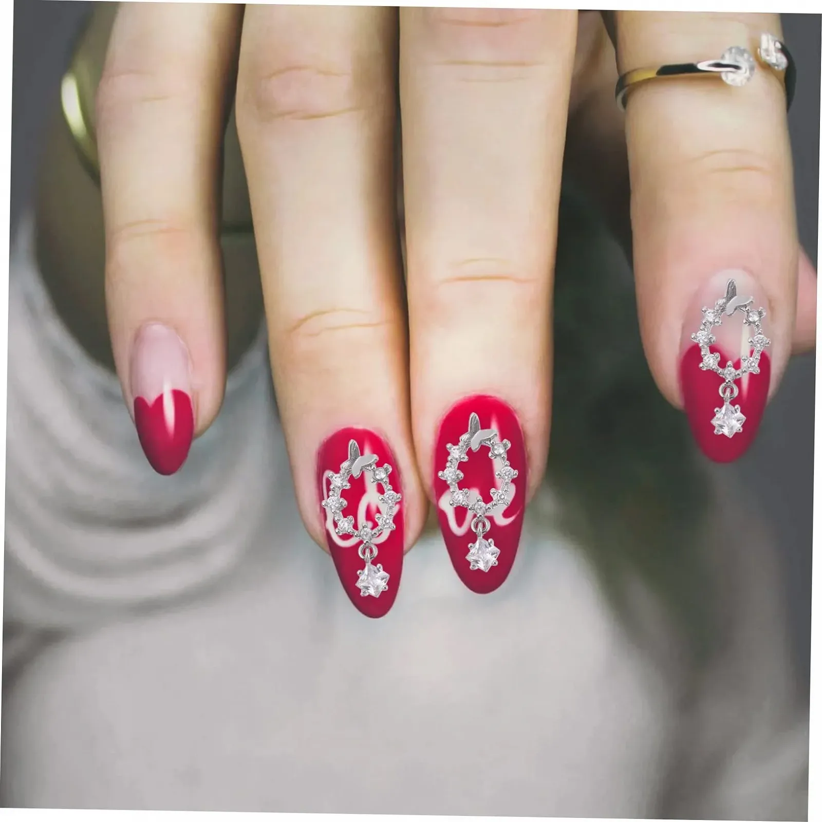 Набор инструментов для маникюра Healvian, циркон, 3 шт * 2, фото №4