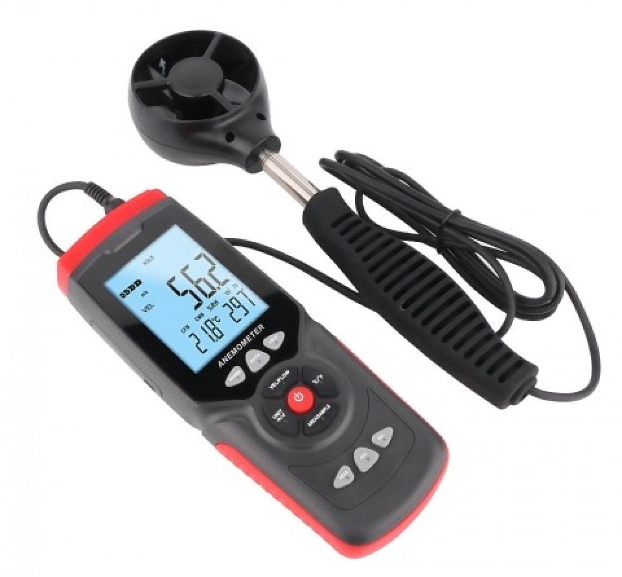 Анемометры Benetech профессиональный USB 0,3-45м/с, 0-45°C GT8907, фото №1