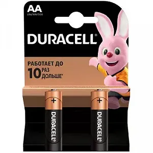 Батарейка AA MN1500 LR06 2 Duracell 5000394058163 81551267 - Фото 1