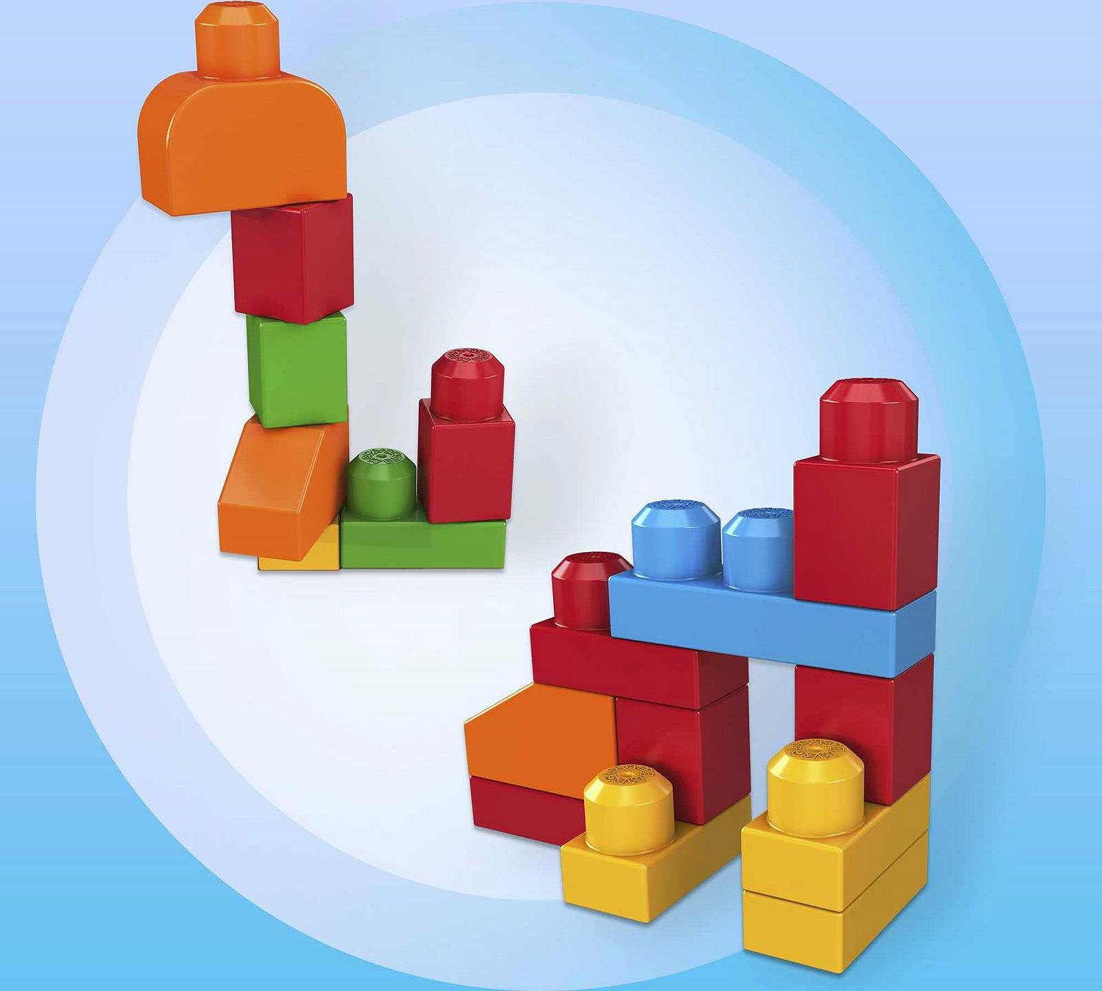 Игрушка Mega Bloks GPG20 Lion Building Block Box (25 штук) для детей от 1 года, фото №5