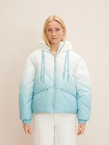Куртка modern short puffer jacket 1032686-30270 Tom Tailor Блакитний M - Фото 1