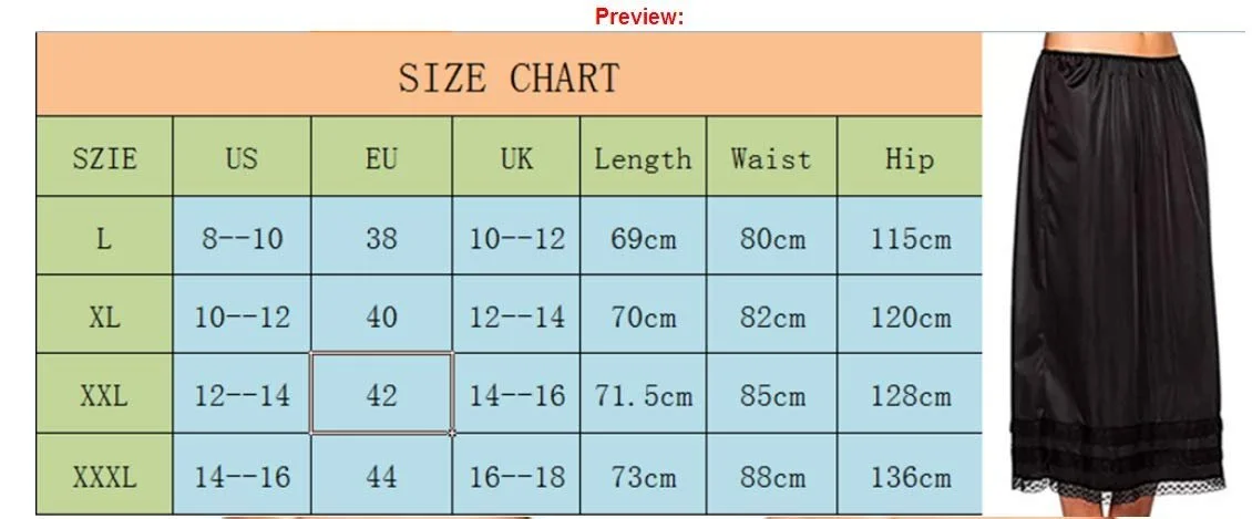 Спідниця YILEEGOO Довга Однотонна, фото №5