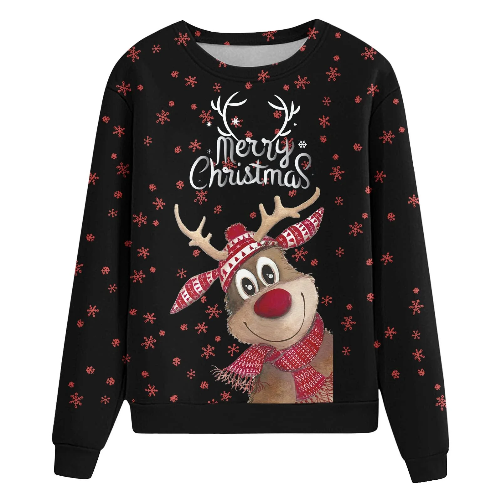 Хеллоуинский Пуловер Женский Свитшот с Длинными Рукавами, Круглым Вырезом, Принтом Паука, Смешные Повседневные Блузки, Осенне-Зимний Уличный Оверсайз Джемпер, фото №2