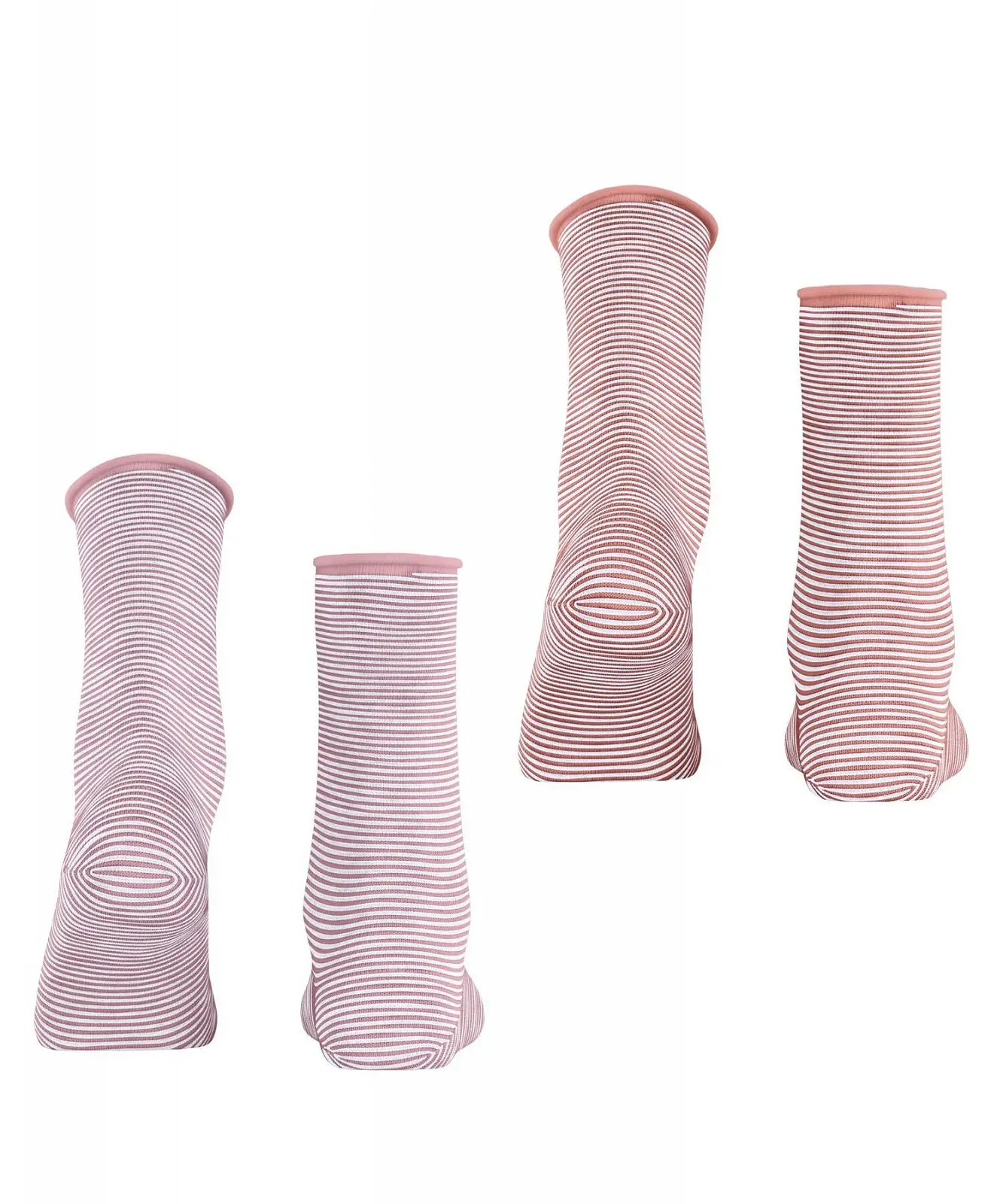 Шкарпетки ESPRIT Allover Stripe 2-Pack, дихаючі, з органічної бавовни, посилені, без тиску, смугасті, 2 пари, фото №2