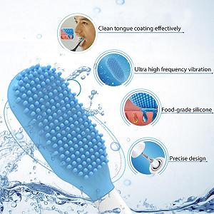 Ультразвукова зубна щітка EITVLAGE 360° автоматична Чорний synthetic.ua - Фото 1