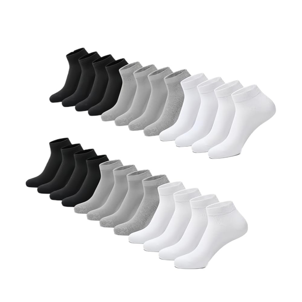 Одноразовые носки для спорта для мужчин и женщин для путешествий, гостиниц, лодыжек, хирургические носки, индивидуально упакованные - 15 пар, фото №1