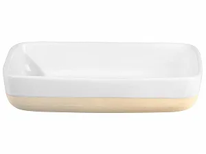 Форма для запікання ASA Grande прямокутна 21 x 14 см висота 4,3 см біла глянцева - Фото 1