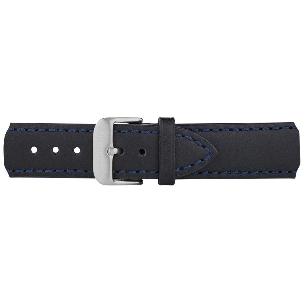 Унисекс Аналоговые часы Paul Hewitt PH-SA-S-Sm-B-11S с кожаным ремешком, фото №3