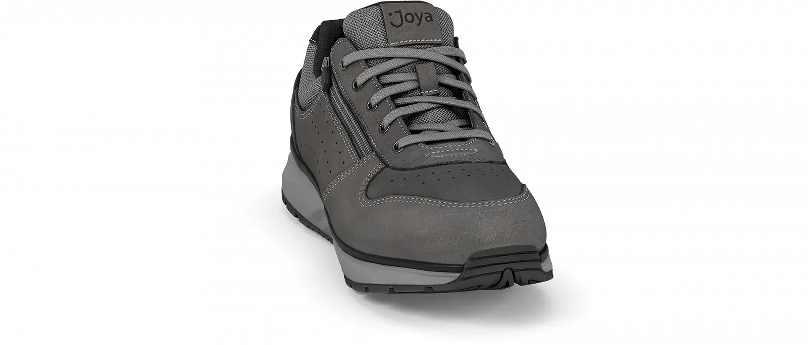 Кросівки JOYA Dynamo Zip Сірий для чоловіків на шнурівці в стилі ретро з додатковою блискавкою, фото №3