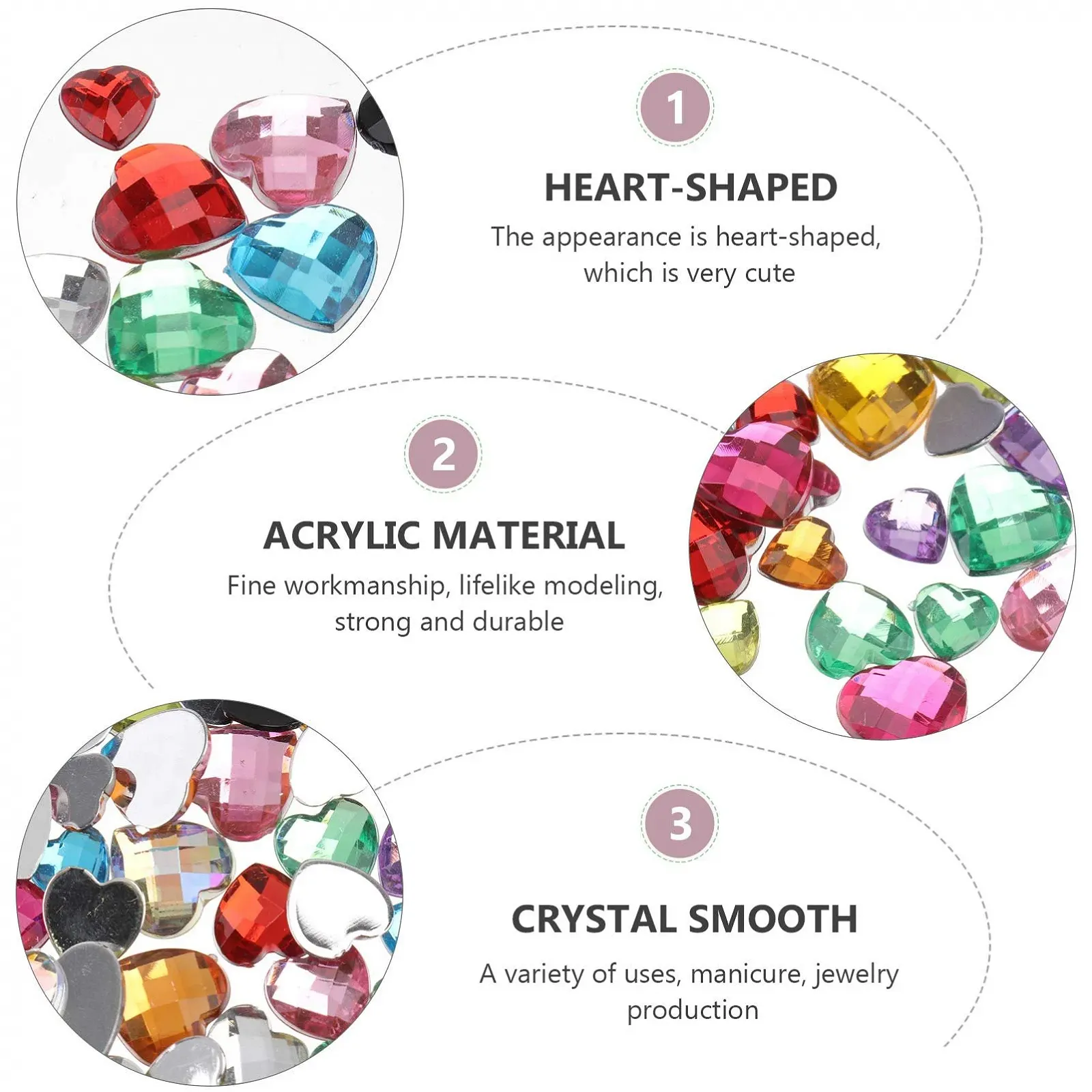 Аксессуары для волос FRCOLOR 3 набора, инструмент для маникюра с плоскими стразами, подвесками, камнями для дизайна ногтей, акриловыми украшениями на Хэллоуин 3D, фото №7