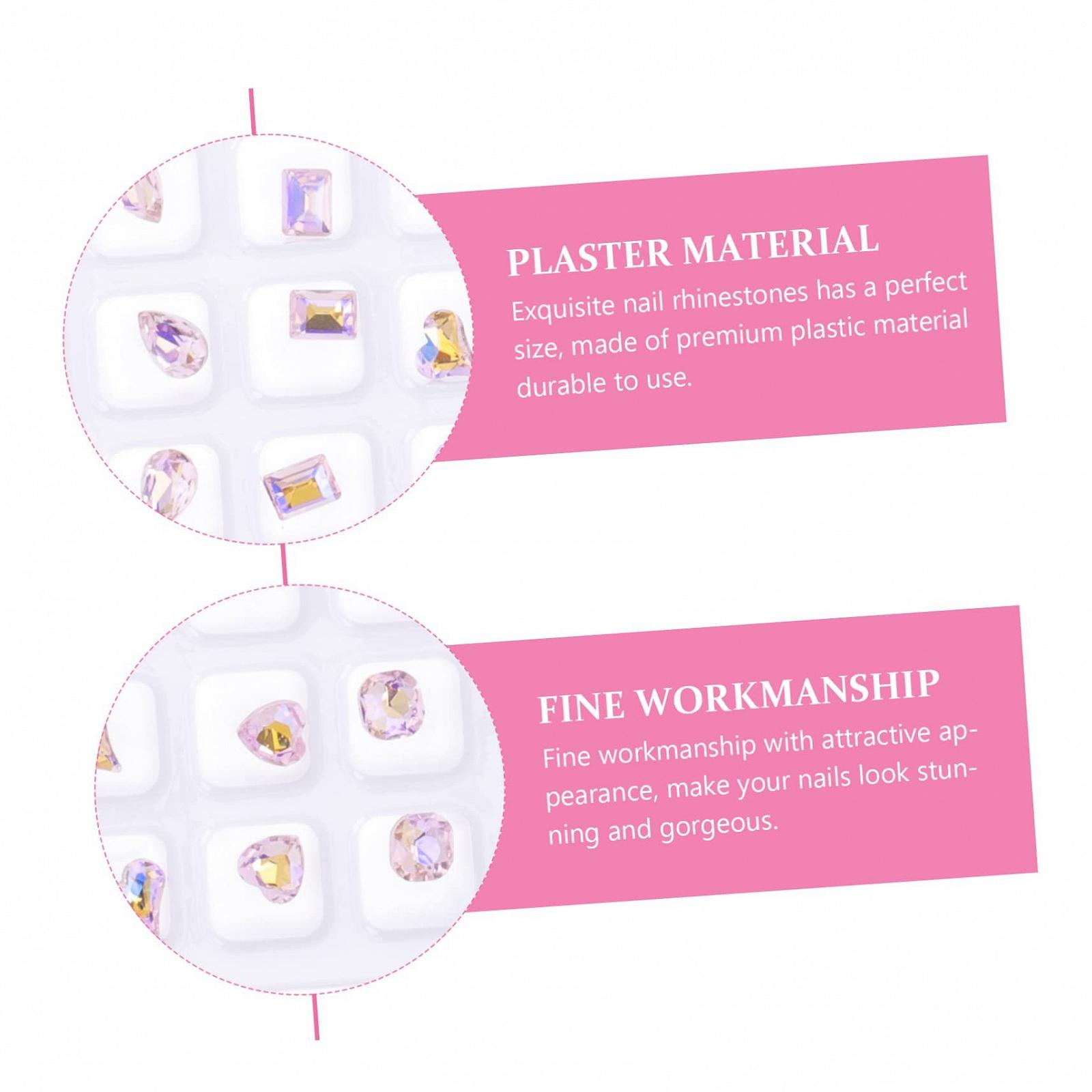 Украшение Стразы 120 шт. для маникюра своими руками, украшения для маникюра, уникальные аксессуары для ногтей, фигурные украшения, фото №6