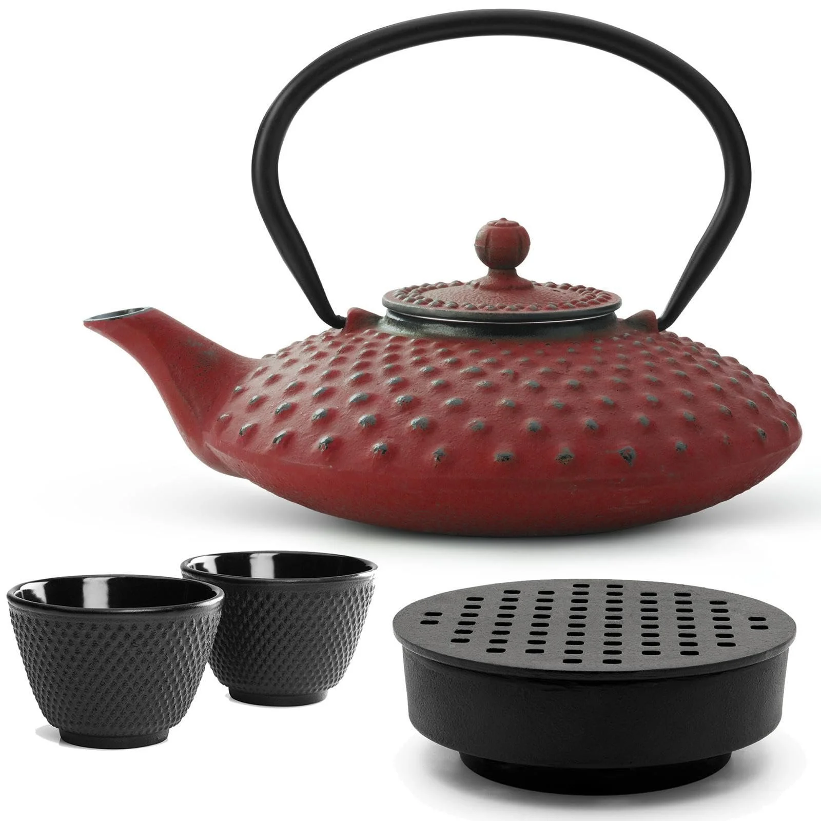 Чайник-заварник Bredemeijer Rote Чавунний 800 мл Червоний, фото №1