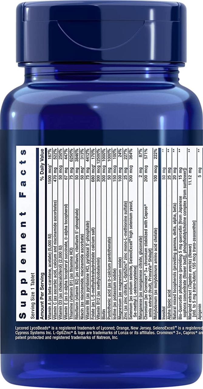 Мультивитамины дважды в день Life Extension Two-Per-Day 120 Tablets, фото №2
