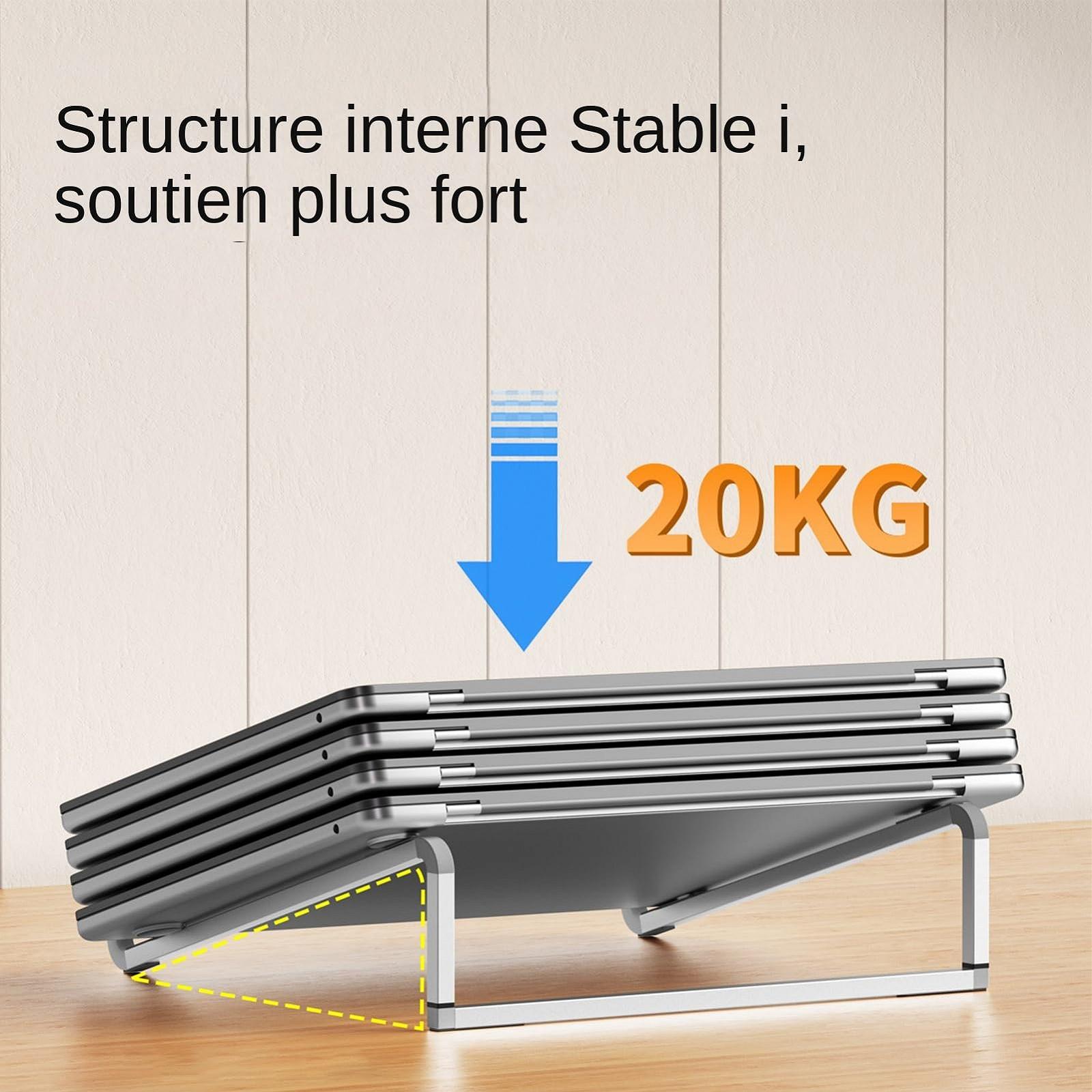 Підставка для комп'ютера Rison Aluminium для ноутбука - Міцна від 11 до 17 дюймів, фото №4