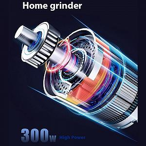 Электрическая кофемолка портативная с мощным лезвием для дома, мини измельчитель электрический лезвие для зерен synthetic.ua - Фото 1