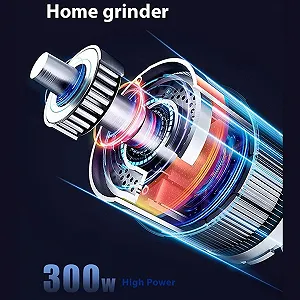 Электрическая кофемолка портативная с мощным лезвием для дома, мини измельчитель электрический лезвие для зерен synthetic.ua - Фото 1