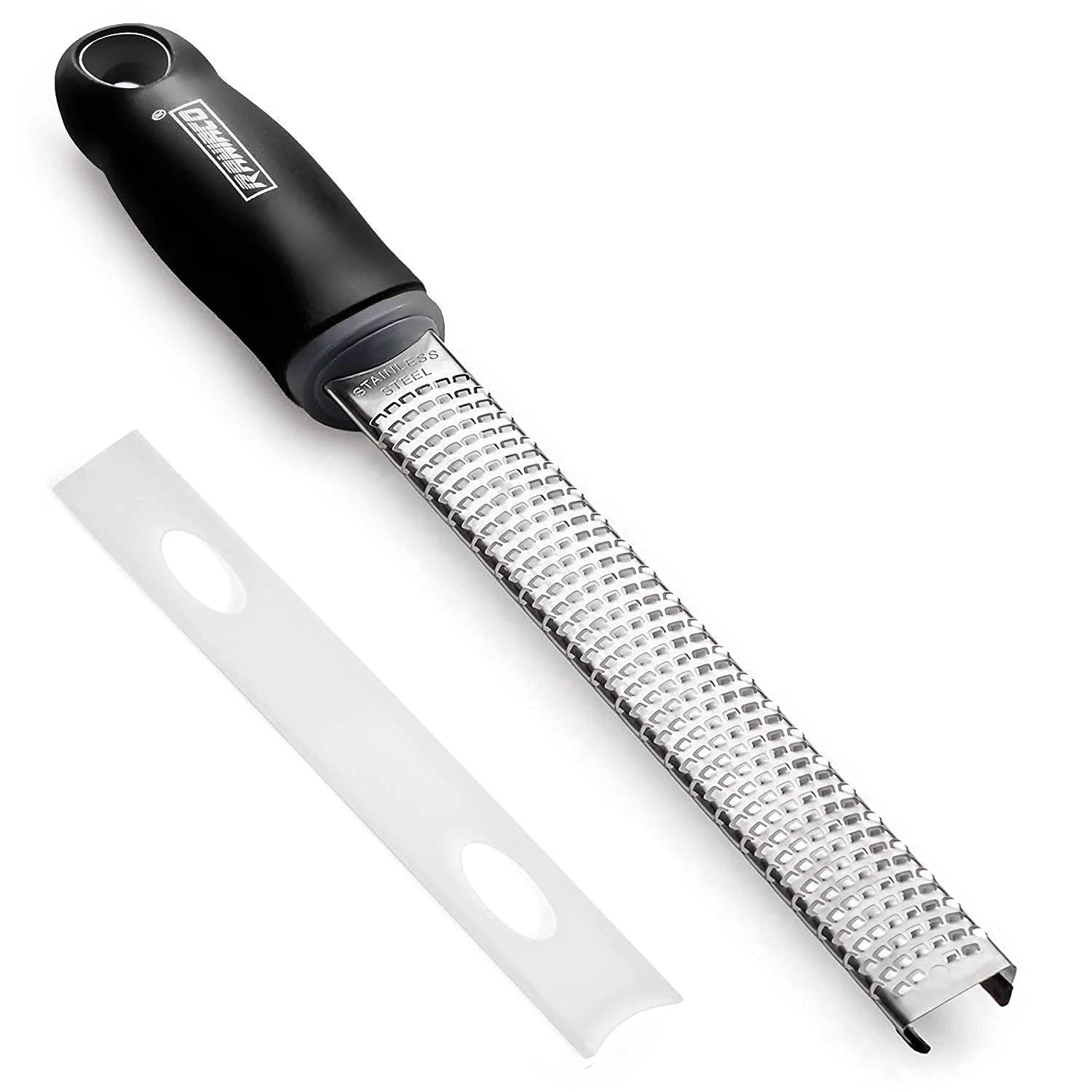 Терка Raniaco для пармезана, лимона, имбиря, мускатного ореха, лезвие из острой нержавеющей стали, с защитной крышкой, фото №1 Терка Raniaco для пармезана, лимона, имбиря, мускатного ореха, лезвие из острой нержавеющей стали, с защитной крышкой, фото №1