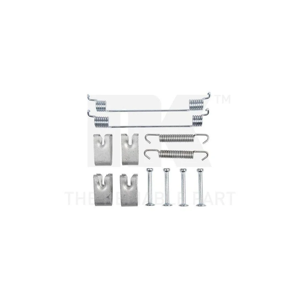 Монтажний комплект барабанних гальмівних колодок NK 7925794 FORD MAZDA RENAULT задня вісь, фото №1