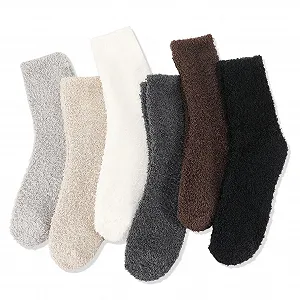 Шкарпетки Жіночі М'які, 6 пар, 38-42, Теплі - Фото 1