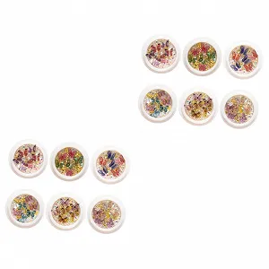 Стрази для нігтів MAGICLULU, 12 коробок, блискучі, набір для манікюру, наклейки для прикрас нігтів - Фото 1